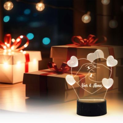 Soulmate Night lamp Warm White Color Gift for Husband Wife